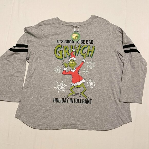 Dr Seuss The Grinch Womens Size 4X Shirt Good To Be Bad - Picture 1 of 16